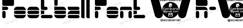 Football Font 3 R字体转换